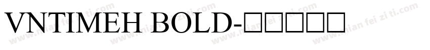 VnTimeH Bold字体转换